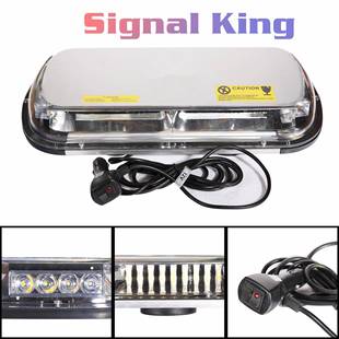 新款 汽车吸顶爆闪灯44LED工程车灯校车灯爆闪警示灯开道爆闪灯24v