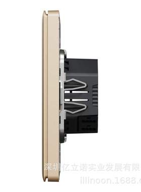 NP16161_01WG珍铂系列2键智能面板-晨曦金KNX莫顿智能照明开关