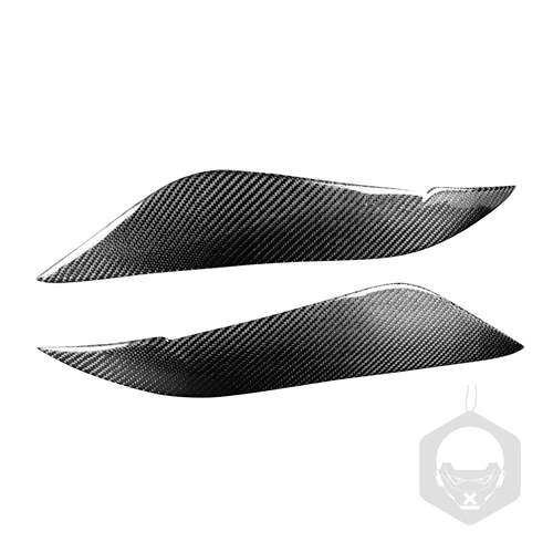 适用于08-11老款丰田卡罗拉花冠碳纤维改装灯眼眉大灯装饰条贴件