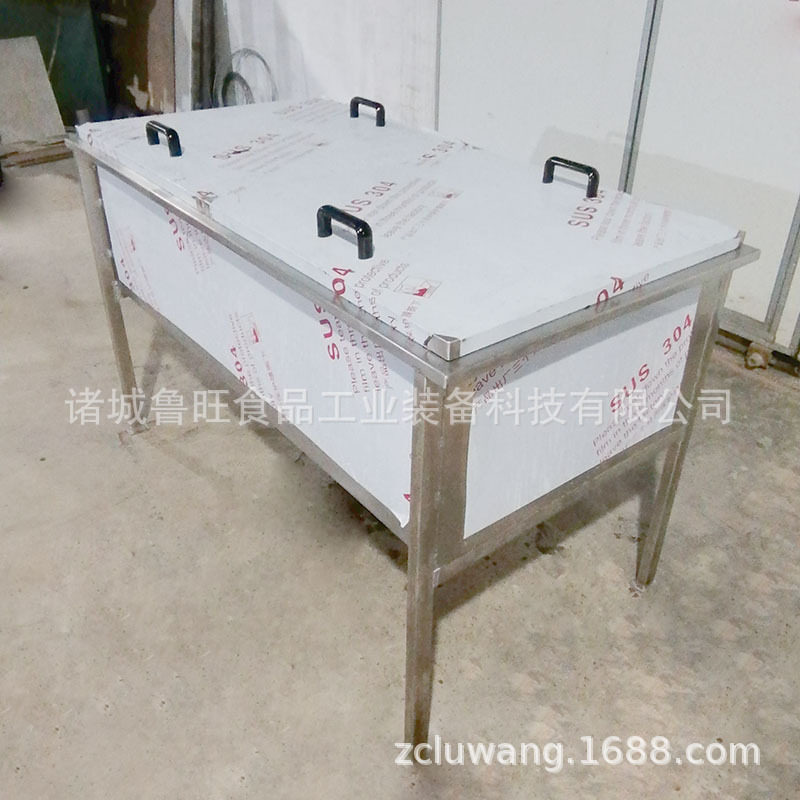 2开门酒精杀菌槽全不锈钢餐具浸泡用密封槽厂家制作密封式水槽