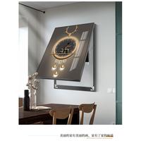 輕裝豎飾畫家居金屬電箱代簡約大尺寸弱電箱掛畫款遮擋餐廳現(xiàn)奢鐘