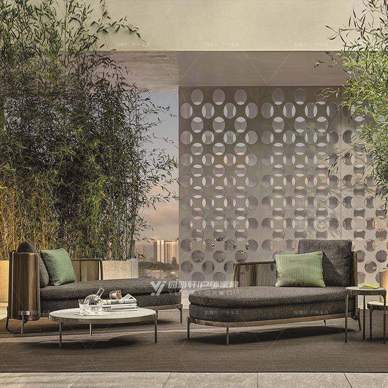 发户外露庭院休藤椅沙不锈钢民宿阳光参照标注闲房意式台轻奢阳台,商业/办公家具,商用藤编家具,淘宝优惠券,粉丝福利购,淘宝优惠卷