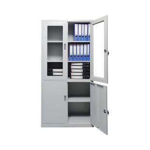 铁皮柜文件柜资料柜办公柜室档案大器械柜书玻璃柜柜财务凭柜证矮