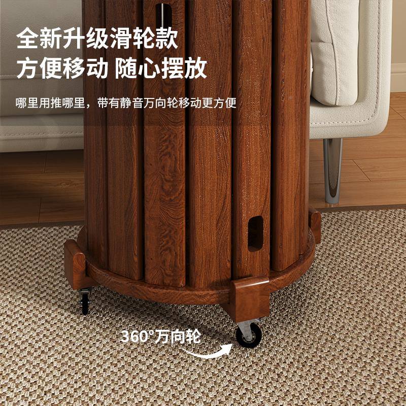实木凳叠子家用可放组合客矮厅12餐桌凳收新中式木纳凳叠叠乐圆凳