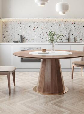 源头工餐嵌入式转盘家用现代小户型胡xlnk—00桃色桌民宿桌餐椅组