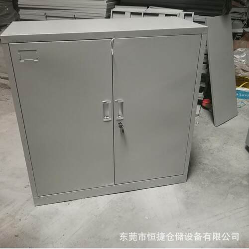 办公室文件柜铁皮抽屉玻璃资料档案文件柜移门矮柜储物柜带锁现货