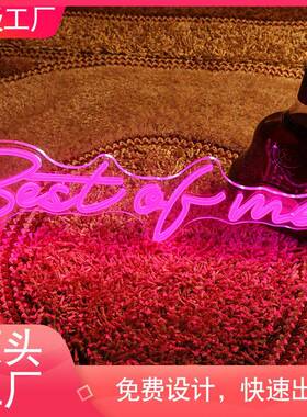 户不外门头广牌亚285克力字虹LED锈钢门告头招牌户外霓灯立体发光