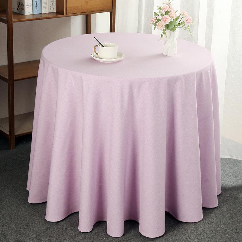 议中式色纯现简约棉麻长方Al-64388形会代桌布酒店客厅办公庆典商