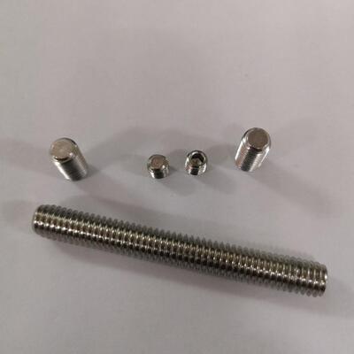 DIN91691M8*1.DIN9160细六凹牙不锈钢端紧定螺钉细牙3无头内角螺