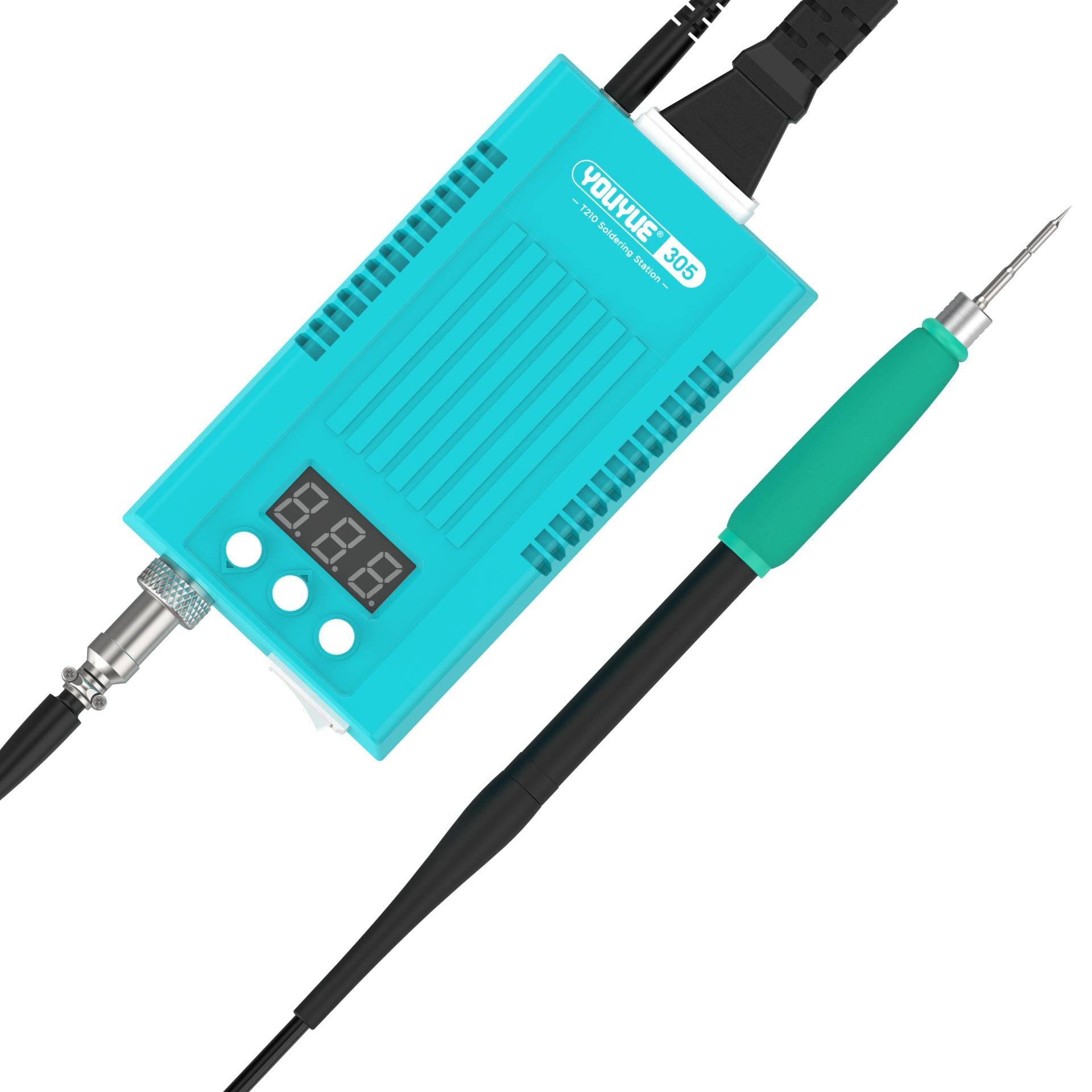 UYUE305-T210mini便携恒温焊台调温烙铁T210烙铁头一体发热