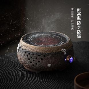 提梁茶壶泡茶复古粗茶全自动小LJTYDTL型电陶 煮套器煮茶炉陶日式