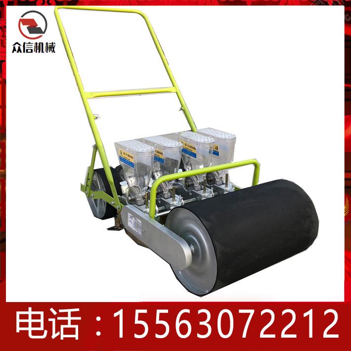 手推六式易播蔬菜两行菜四行电动4行行播种机电动播油菜甜精机点