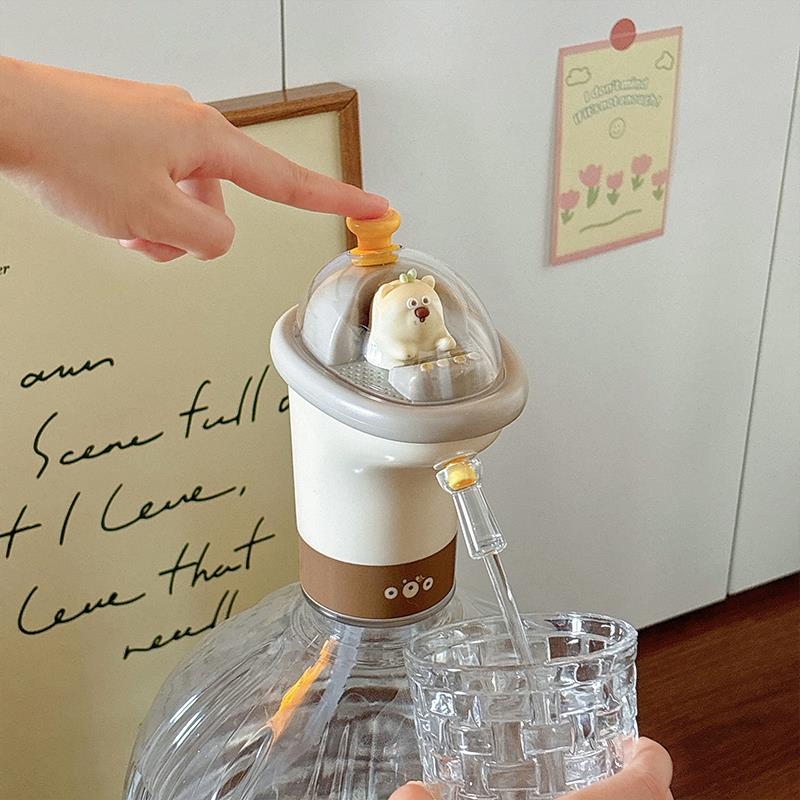 桶装水抽水器电动饮水机取水器家用大桶纯净水桶充电式自动抽水泵