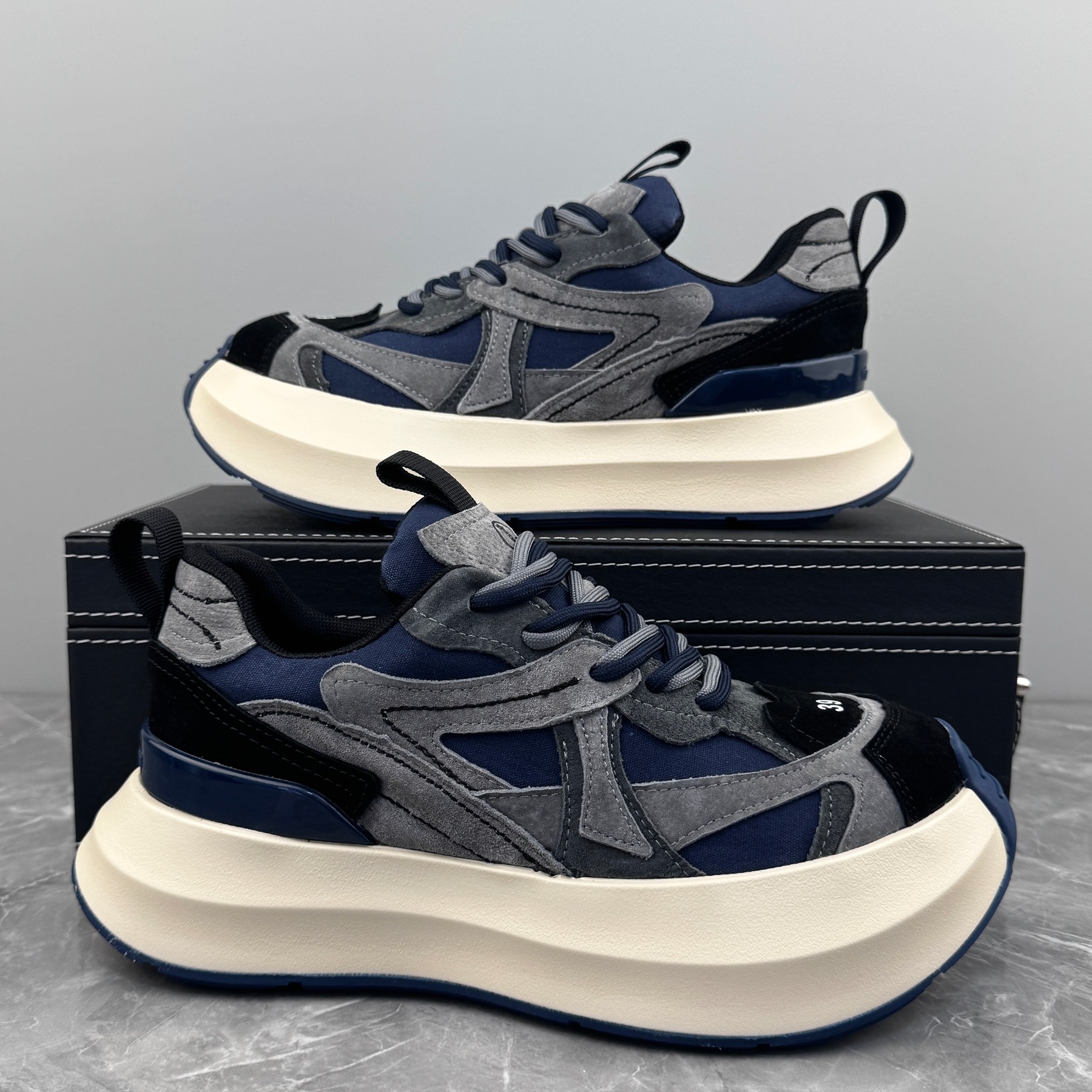 欧洲站2025秋季新款拼色增高老爹鞋时尚百搭休闲鞋高级感潮牌男鞋,流行男鞋,时尚休闲鞋,淘宝优惠券,粉丝福利购,淘宝优惠卷