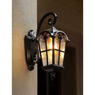 太阳能壁灯户外法式别墅家用复古室外庭院阳台欧式装饰照明灯