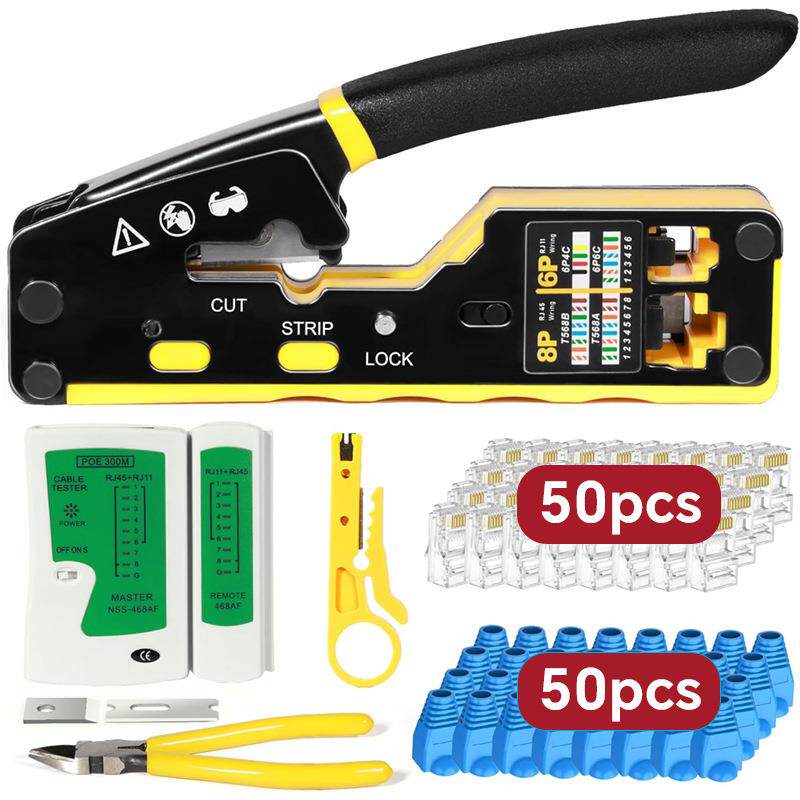 网线钳工具包家用组合工具套装五金工具网线钳手动网络