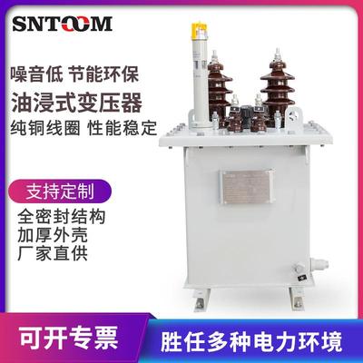单相油浸式电力变压器D-5/10-0.23单相户外柱上配电变压器全铜芯