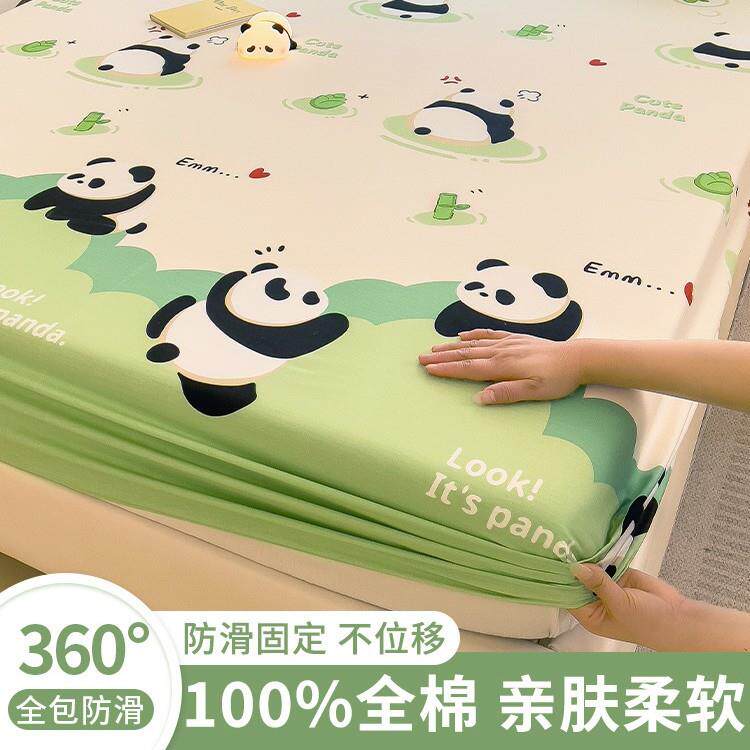纯棉床笠单件全棉床罩儿童男女孩床垫套保护罩床单人宿舍2025新款