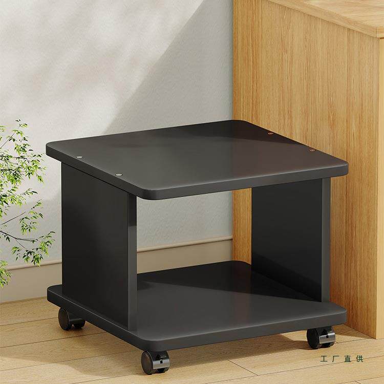 打印机放置柜家用可移动落地架子电脑主机托架办公室工位整理