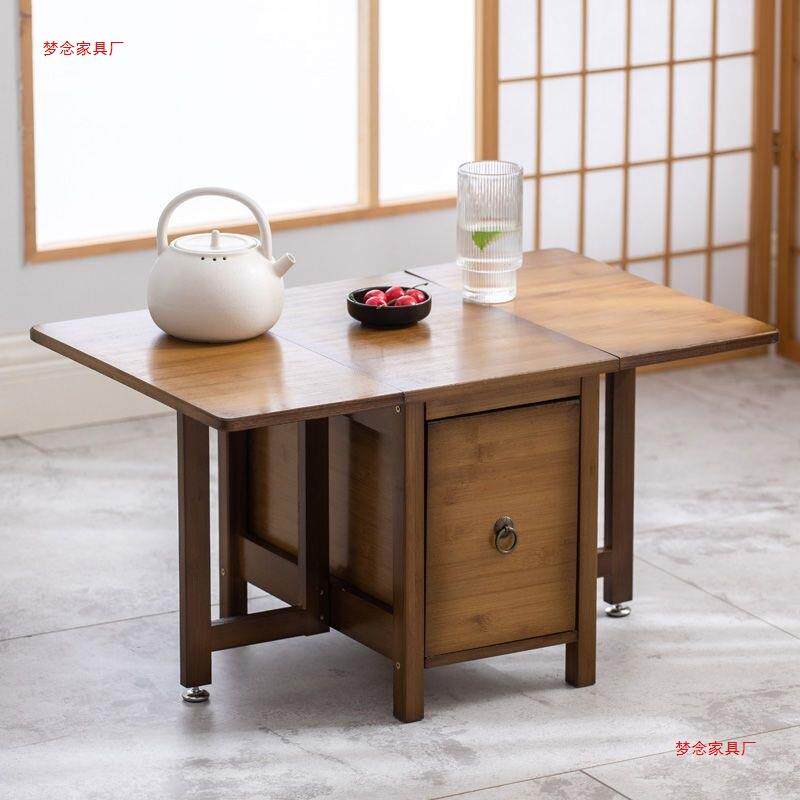 折叠炕桌农村家用吃饭桌学习桌飘窗小桌子榻榻米茶桌茶台炕几竹