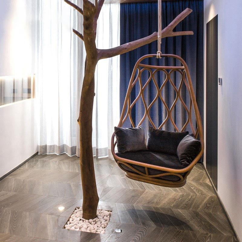 北欧户外吊椅阳台室内单人成人摇椅网红摇篮椅双人摇摇椅吊篮欧式