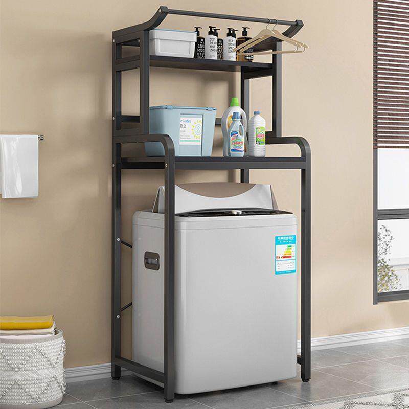 洗衣机置物架波轮滚筒储物架子卫生间通用落地阳台上方收纳收纳架
