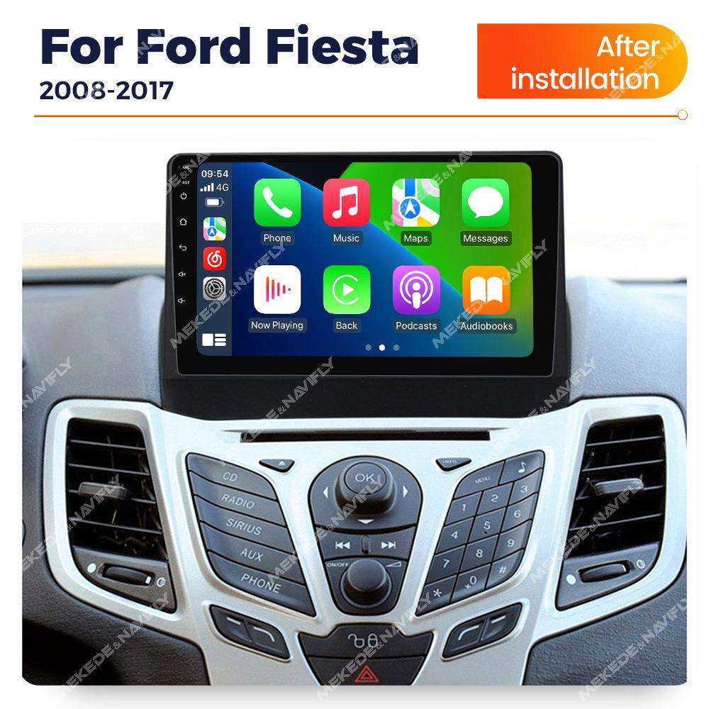 适用于08-17款福特嘉年华Fiesta安卓车载中控导航仪无线carplay
