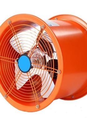 P110V220V出口工业高速风机排气扇墙壁式换气扇圆筒高速管道风机