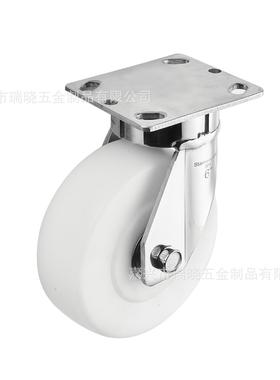 304不锈钢脚轮KPL抗冲击轮SUS不锈钢静音脚轮轻型设备手推车轮