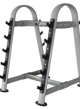 康乐佳K009家用固定杠铃放置架商用健身房小杠铃摆放存放架