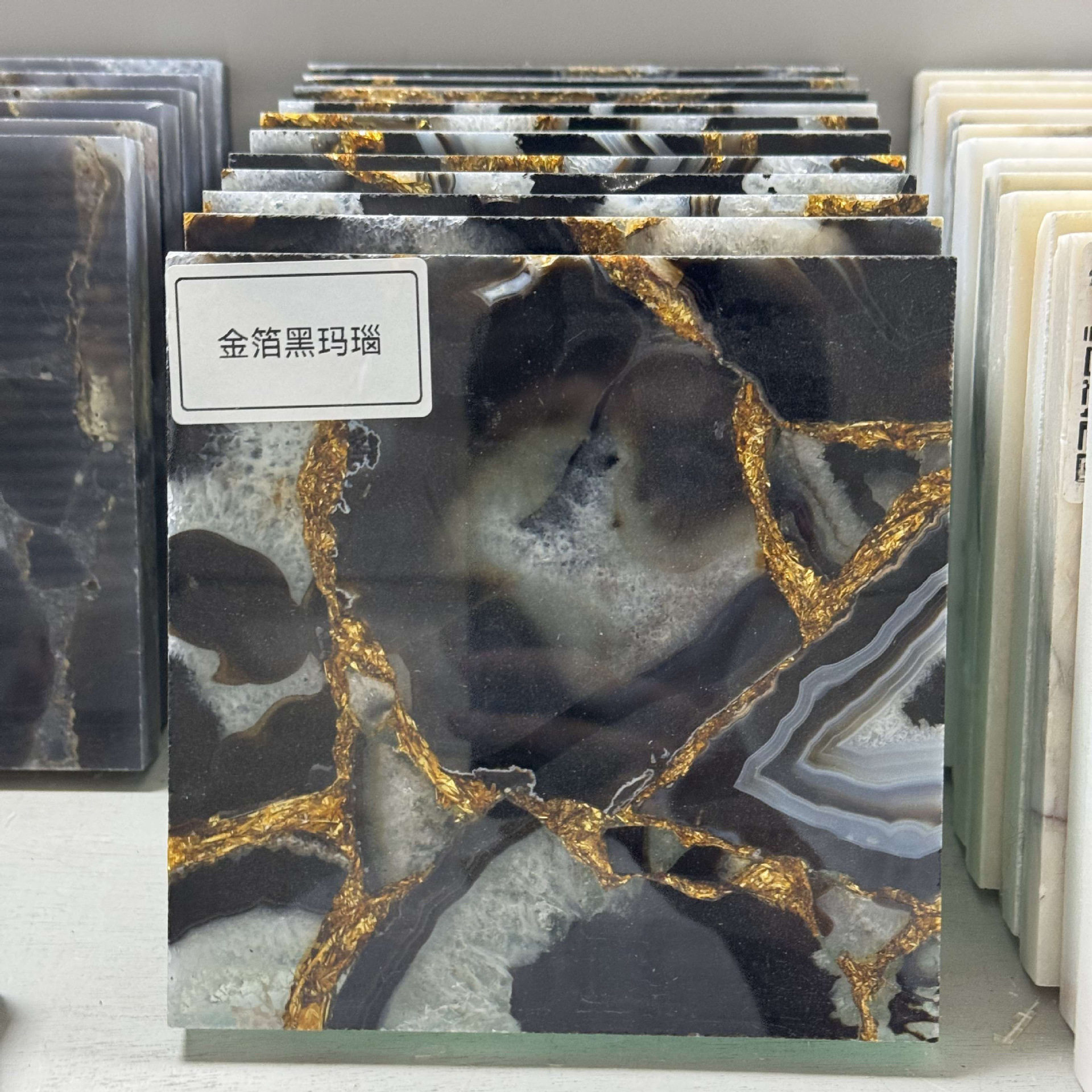 玻利维亚蓝大理石30*30边角料