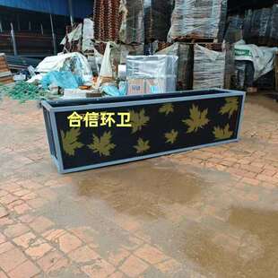 户外花箱公园广场商业街灯箱种植槽小区物业服务区可发光花槽