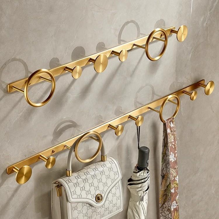 全铜挂仿古实心衣钩进门玄关衣服挂钩挂衣架壁挂墙上入户门衣帽架