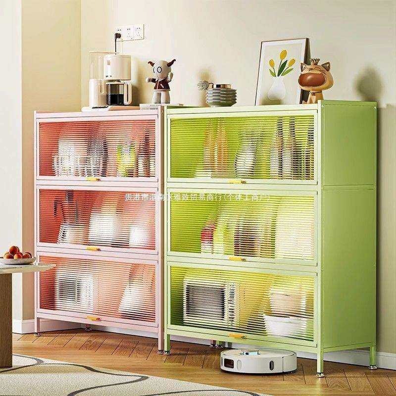 防尘铁艺彩色家用书柜客厅卧室多层落地置物柜学生儿童书架收纳柜,收纳整理,烫衣板及配件,淘宝优惠券,粉丝福利购,淘宝优惠卷