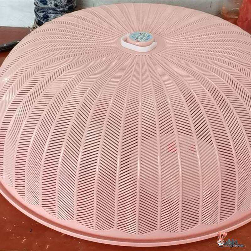 餐桌圆形塑料盖菜罩家用遮饭菜防尘苍蝇大号厨房台罩