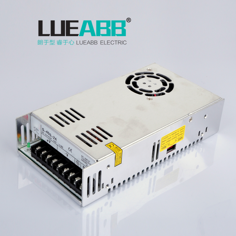 S-400 LED开关电源AC220V110V转DC12V 24V 48V变压器400W电源