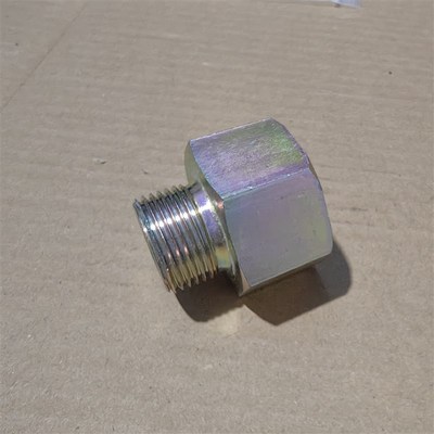 外丝M27*2组转内丝G1寸直牙英制高压铁接头外表镀锌1027