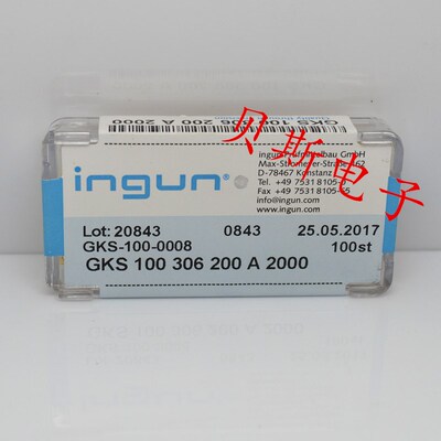 INGUN测试针GKS100 306 200A2000大九爪梅花英刚探针 100MIL顶针