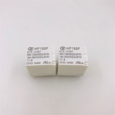 HF152F-012-1HST 12VDC常开4脚16A250VAC宏发超小型大功率继电器