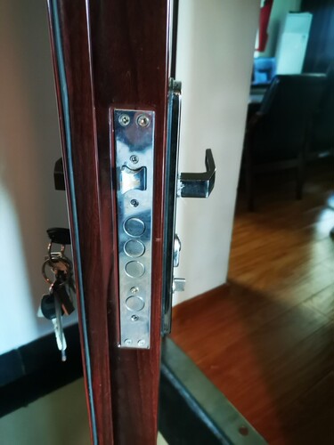 .整套防盗门锁具套装加厚通用型锁心锁体全套家用大门锁双快三件
