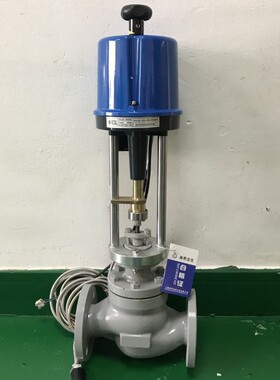 电动温控调节阀自力式一体高温导热油蒸汽恒温水流量控制阀ZZWPE