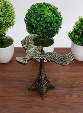 大号平衡老鹰重力鸟不倒翁怀旧反重力金属雕桌面物磁悬浮空摆件