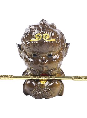 孙悟空家居装饰创意茶室茶桌客厅办公室精品摆设茶宠养变色