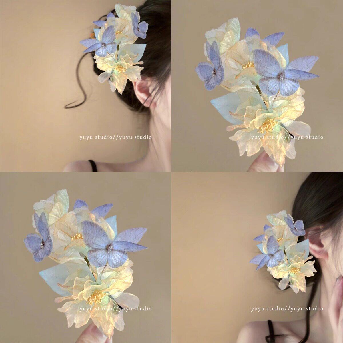 花梦美人~牡丹手工烫花侧