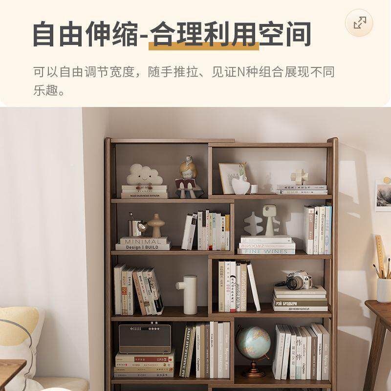 层转角书柜书架实木ZSS置物柜落地客多书柜家用靠墙收厅纳架转角