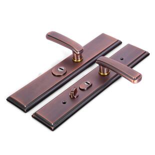 华微70红古0铜不007#不锈锈钢防盗门门手把手锁大门锁进户锁防盗