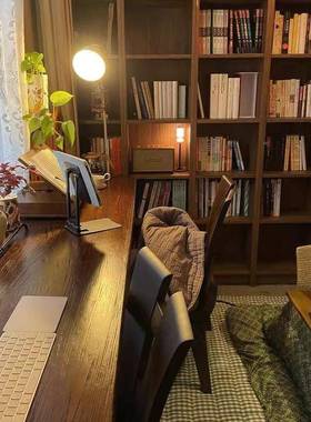 老榆木书桌实桌办木大板桌面板吧台学习桌长条桌GEZ公桌茶电脑桌