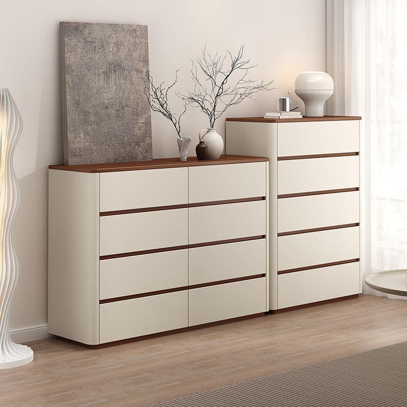 ShJHH简pKy6xszA约斗柜客厅靠屉墙边柜烤木漆实抽纳收柜卧室