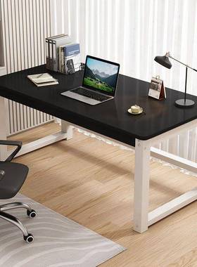 简电脑桌台式简易书桌家室用卧学习桌学生小课桌MVF约长方形办桌