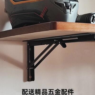 墙ALE0E035上折叠桌易壁挂式简吧桌实木书餐桌桌台悬挂墙壁电脑桌